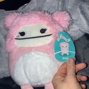 Squishmallows Pink and White Small Pet Plush